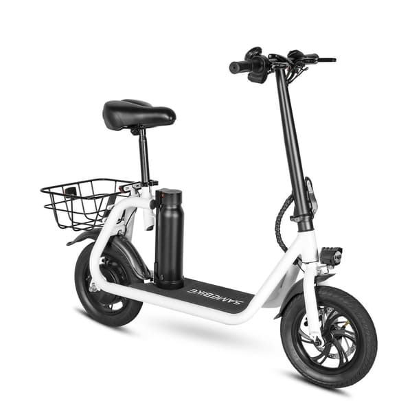 Sammenklappelig elektrisk løbehjul med sæde SAMEBIKE SM-C01, 350W 10,4Ah, 12 tommer
