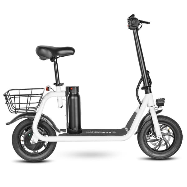 Sammenklappelig elektrisk løbehjul med sæde SAMEBIKE SM-C01, 350W 10,4Ah, 12 tommer