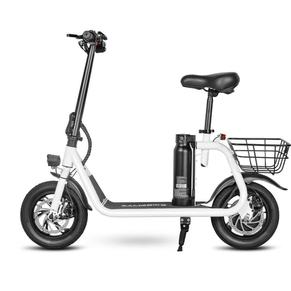 Sammenklappelig elektrisk løbehjul med sæde SAMEBIKE SM-C01, 350W 10,4Ah, 12 tommer