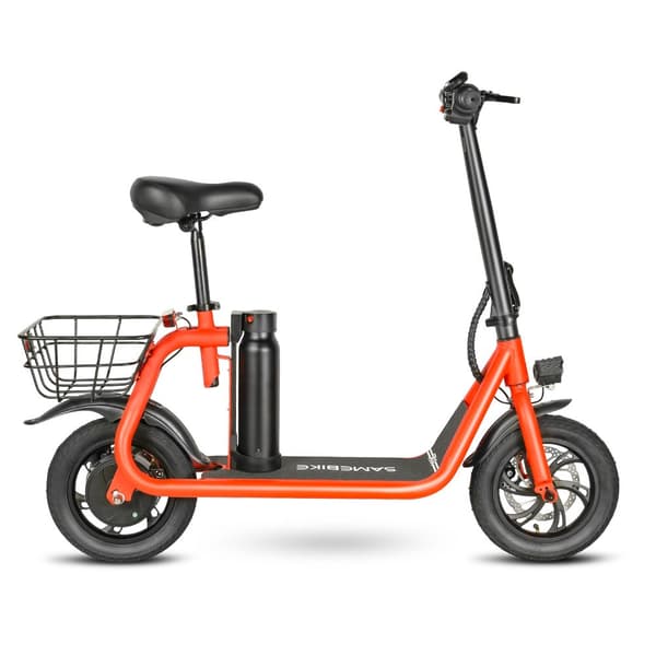 Taittuva sähköpotkulauta istuimella SAMEBIKE SM-C01, 350W 10.4Ah, 12 tuumaa