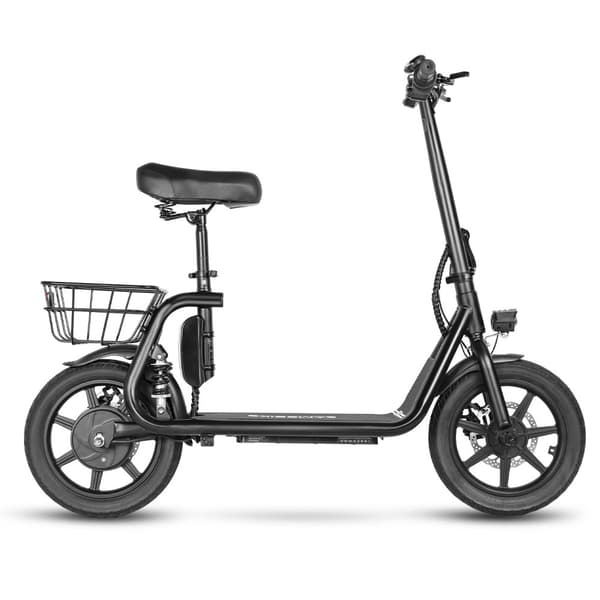 Hopfällbar elsparkcykel med säte SAMEBIKE SM-C02, 500W 36V 13Ah, 14"
