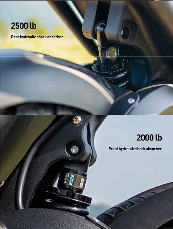 JOYOR E6-S 2*1600W dubbla motorer, 11-tums däck, 60V 31,5Ah batteri, maxhastighet 80 km/h, 100 km maximal körsträcka elscooter
