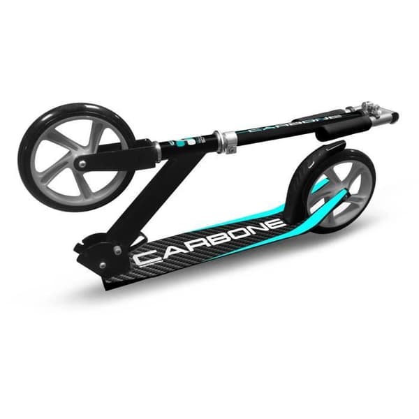 200 mm justerbar hopfällbar sparkcykel med stöd - SKIDS CONTROL CARBON - JK525200