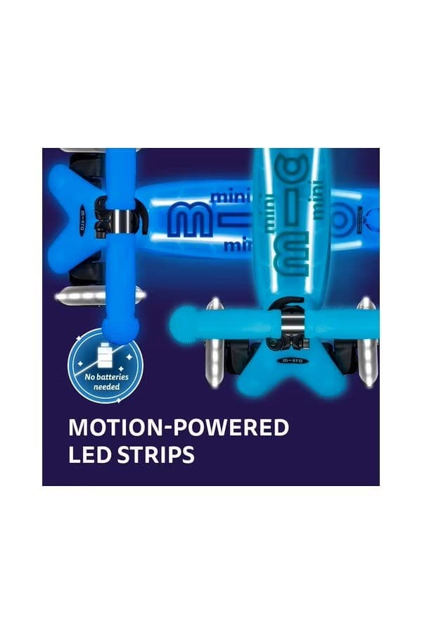 Mini Micro Deluxe Glow LED Plus Glacier Aqua sparkcykel