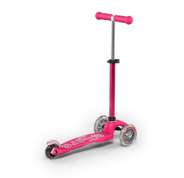 Mikro trehjulig barnskoter Mini Deluxe Rosa