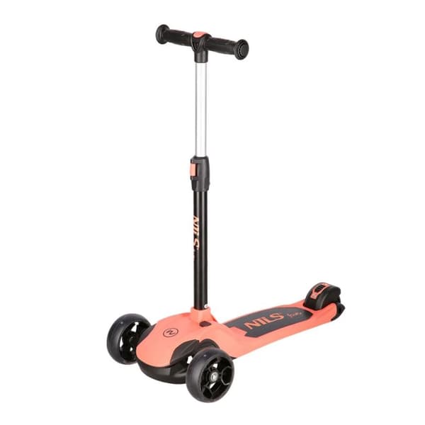 NILS FUN HLB122 LED lasten potkulauta pinkki