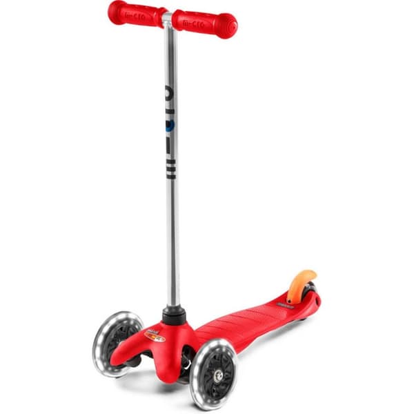 Mini Micro Classic Rød (LED) løbehjul