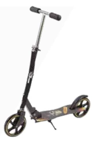 HA205D MUSTA PU 205 MM NILS EXTREME -SKOOTTERI musta