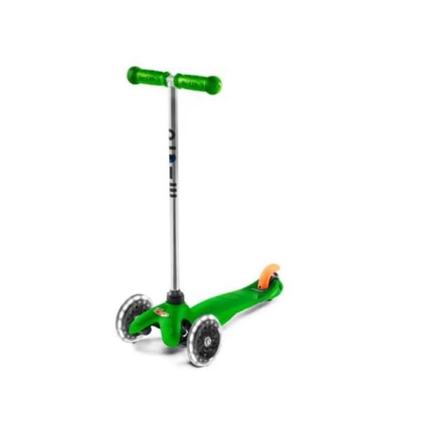 Mini Micro Classic Grön (LED) sparkcykel Grön