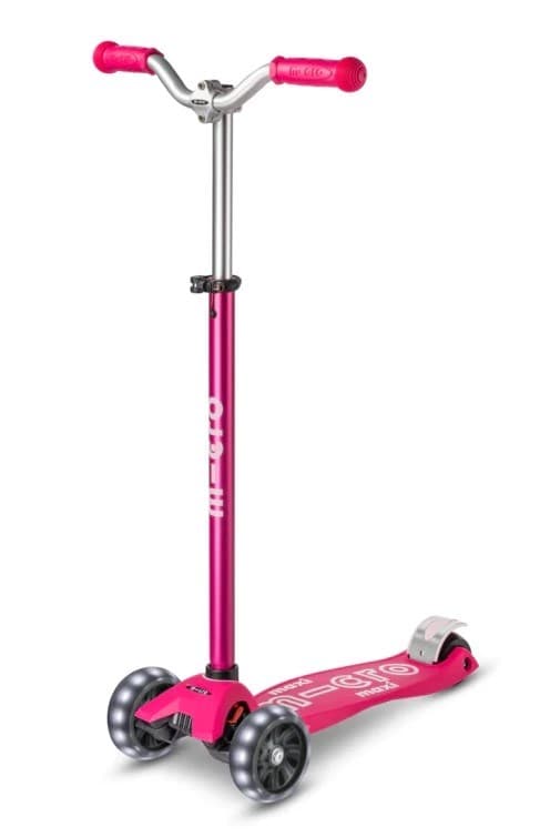 MICRO MAXI SCOOTER MICRO PRO LED ROSA