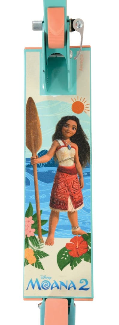Moana hopfällbar sparkcykel med lysande hjul till barn
