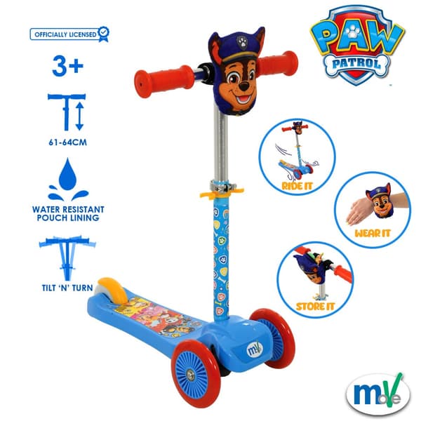 Paw Patrol Mini Go! Tilt Sparkcykel med Squishle
