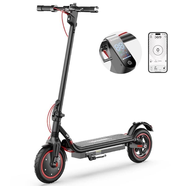 Hopfällbar elsparkcykel iScooter W7, Motor 42V 350W, 8,5” däck, APP-kontroll