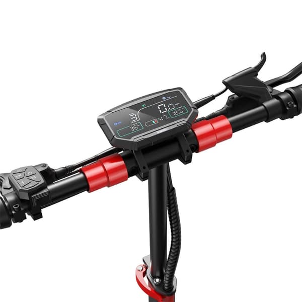 Sammenklappelig El-Scooter iScooter iX8 - 2*1200W Dobbeltmotor - 48V 20AH Batteri - 12” Dæk