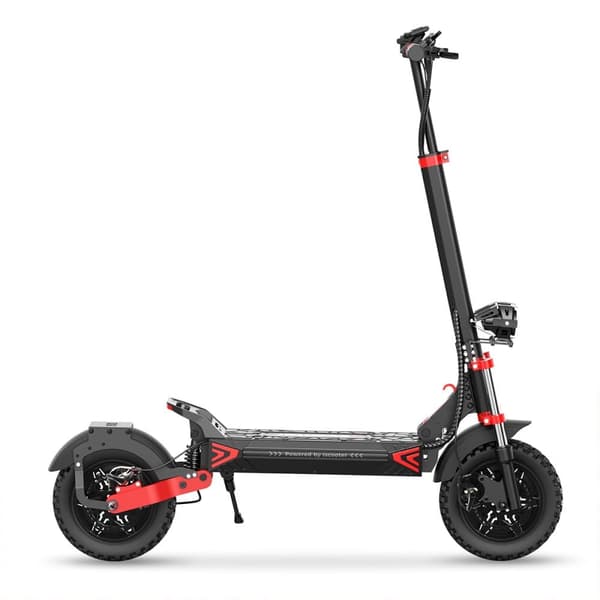 Sammenklappelig El-Scooter iScooter iX8 - 2*1200W Dobbeltmotor - 48V 20AH Batteri - 12” Dæk