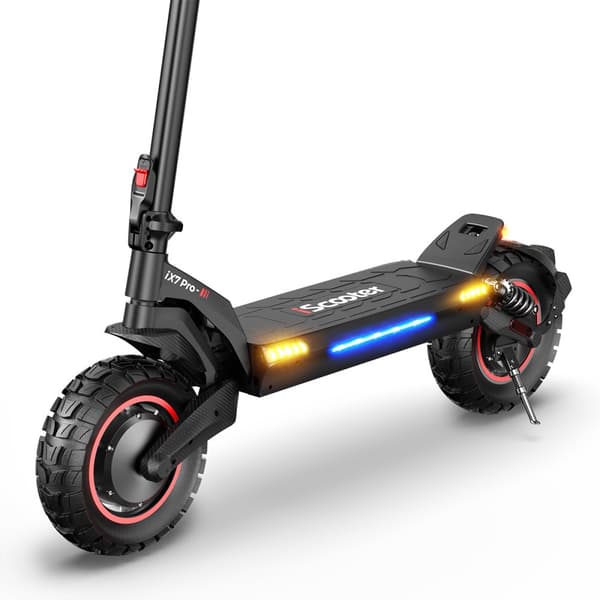 Elscooter iScooter iX7 Pro, Terräng, 2x1000W dubbla motorer, 48V 17.5Ah batteri