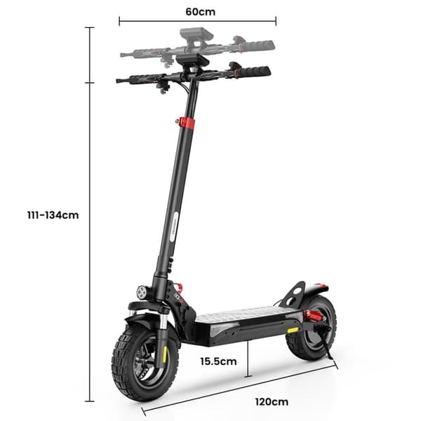Smart Elscooter iScooter iX3 - Motor 48V 800W - Med APP - Topphastighet 40km/h