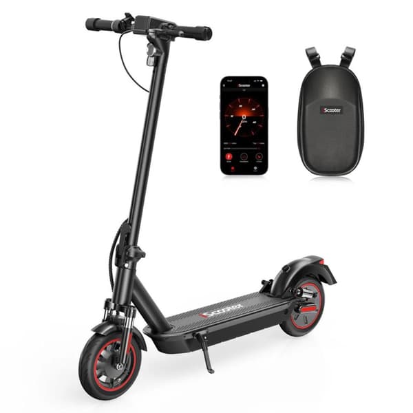 Hopfällbar elsparkcykel iScooter i10 Max, Motor 48V 750W, Batteri 18Ah, Blinkers