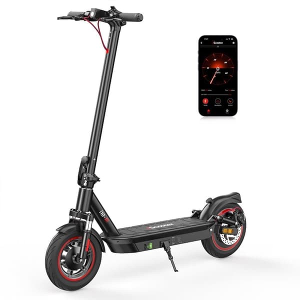 Sammenklappelig pendler-el-scooter iScooter i10, 10", motor 42V 650W