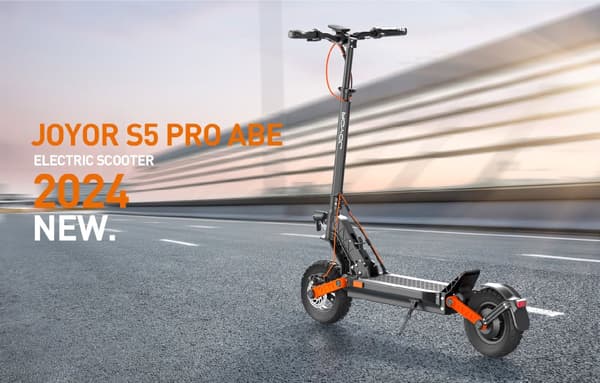 JOYOR S5 PRO ABE 500W motor, 10tums däck, 48V 13Ah batteri, maxhastighet 20 km/h, max räckvidd 55 km