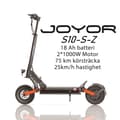 Miniatyrbild 1 av 11: JOYOR S10-S-Z 2*1000W motor, 10-tums däck, 60V 18Ah batteri, maxhastighet 25 km/h, körsträcka 75 km