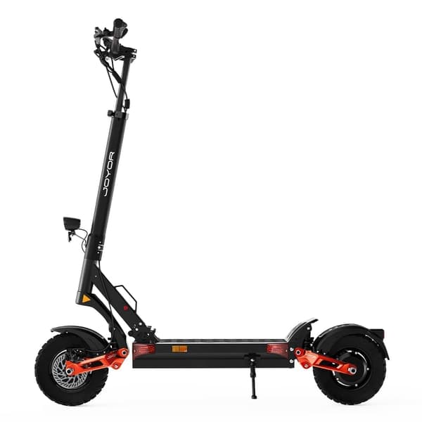 JOYOR T10 Vikbar elektrisk skoter, 1000W * 2 dubbla motorer,60V 18Ah batteri, maximal räckvidd 75km, 10 tums terrängdäck
