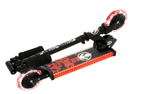 Star Wars Dark Side Fällbart sparkcykel med Ljusande Hjul