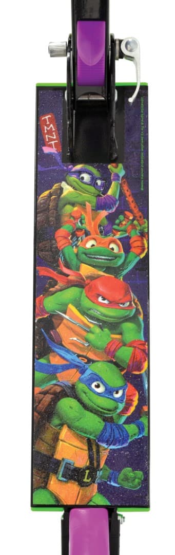 Ninja Turtles Hopfällbar Sparkcykel med Lysande Hjul