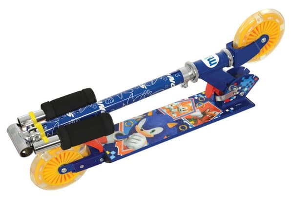 Sonic Fällbart sparkcykel med Ljusande Hjul