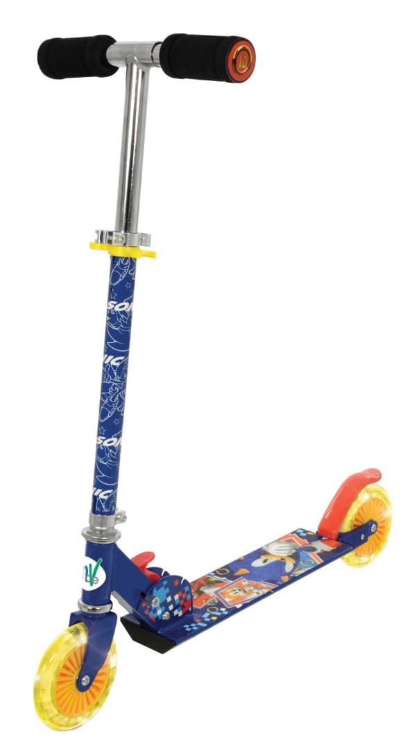 Sonic Fällbart sparkcykel med Ljusande Hjul