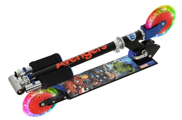 Avengers Fällbart sparkcykel med Ljusande Hjul