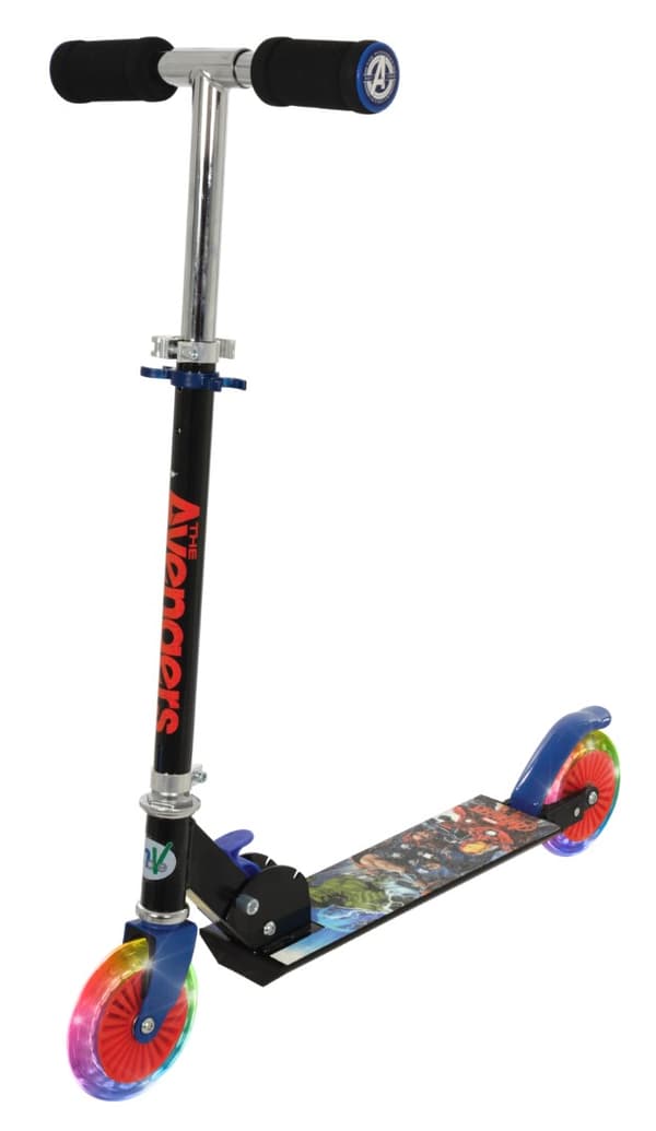 Avengers Fällbart sparkcykel med Ljusande Hjul