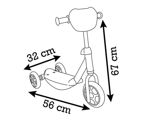 Trottinette med 3 hjul Gabby och det Magiska Huset