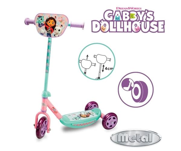Trottinette med 3 hjul Gabby och det Magiska Huset