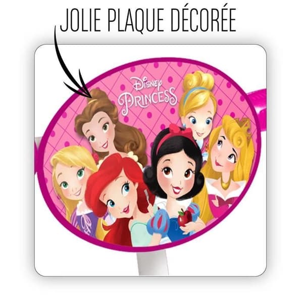 3-hjulig skoter - STAMP - DISNEY PRINCESSES - Justerbar i höjdled - Anti-halk däck