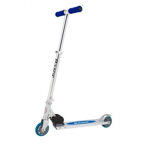Trottinett - Razor - RZ00941 - Blå - T-Bar styre i stål - Gummihandtag Blå, Rostfritt stål