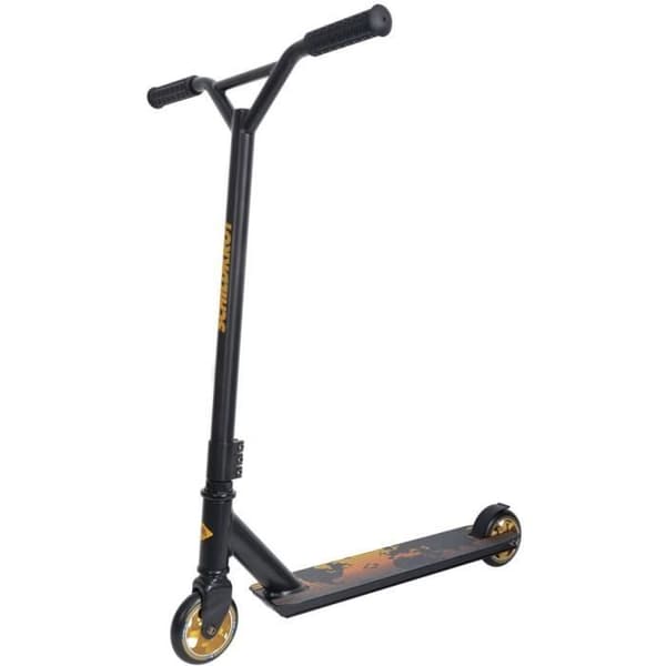 Scooter Scooter Schildkröt Stunt Untwist Fire Svart, Gul