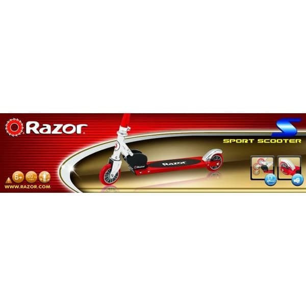 Scooter S Scooter Röd - RAKHOP - Klassisk - Barn - 6 år - Blandad