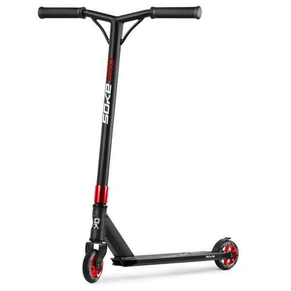 Akrobatisk trottinett - SOKE - PRO - Röd och Blå - Aluminium - 85 cm - 3,9 kg
