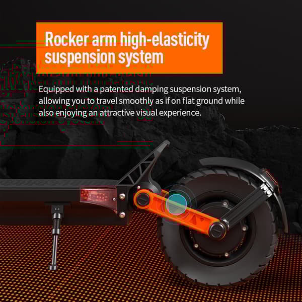 JOYOR S10-S-Z Elscooter för vuxna 1000W*2 Motor 60V18AH Batteri Hopfällbar Elscooter 10" Terrängluftdäck Elscooter för mountainbike