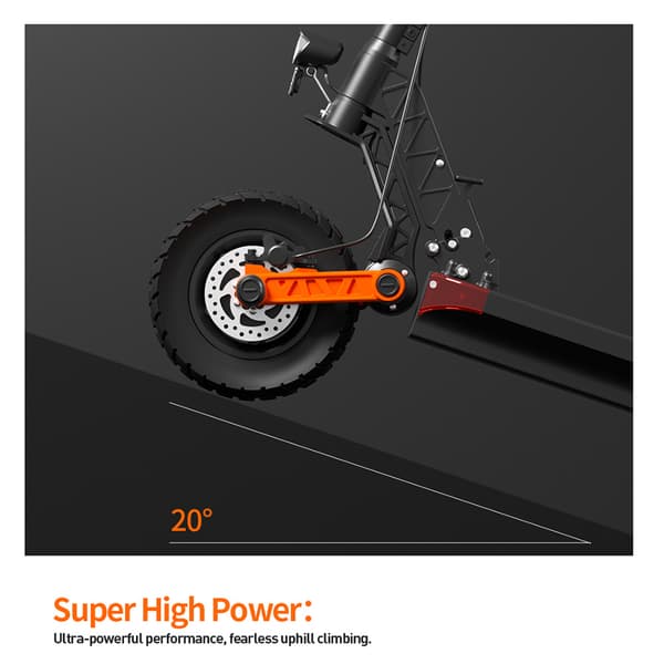JOYOR S10-S-Z Elscooter för vuxna 1000W*2 Motor 60V18AH Batteri Hopfällbar Elscooter 10" Terrängluftdäck Elscooter för mountainbike