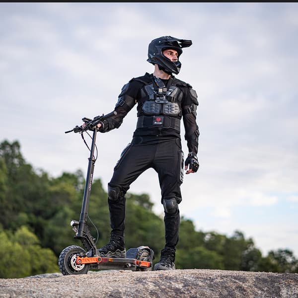 JOYOR S10-S-Z Elscooter för vuxna 1000W*2 Motor 60V18AH Batteri Hopfällbar Elscooter 10" Terrängluftdäck Elscooter för mountainbike