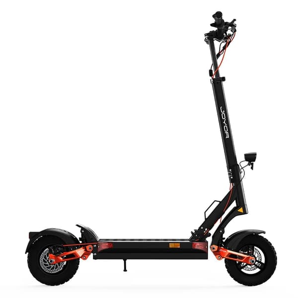 JOYOR T6 Elscooter För Vuxna 600W Motor 48V18AH Batteri Hopfällbar Elscooter 10 Tums Terrängdäck Stadsscooter