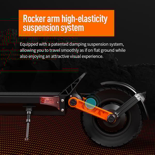 JOYOR S5-Z Elscooter För Vuxna 600W Motor 48V13AH Batteri City EScooter 10 Tums Terrängluftdäck Hopfällbar Elscooter