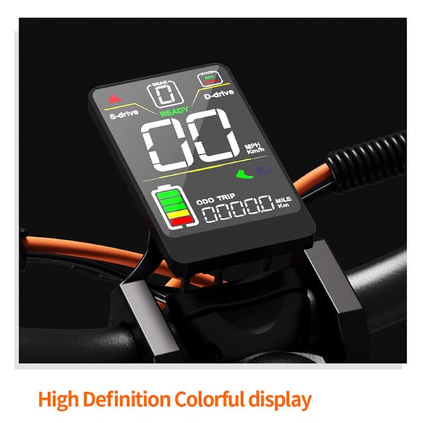JOYOR S5-Z Elscooter För Vuxna 600W Motor 48V13AH Batteri City EScooter 10 Tums Terrängluftdäck Hopfällbar Elscooter