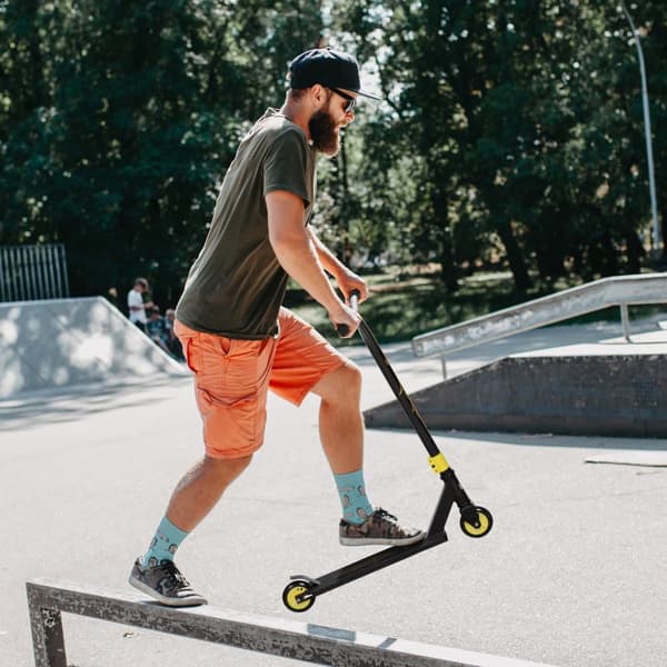 Stunt Scooter, 68x47,2x86 cm, Sort+Guld