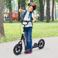 Miniatyrbild 2 av 9: Sparkcykel, Kinderroller, 120x52x80-88 cm, Svart