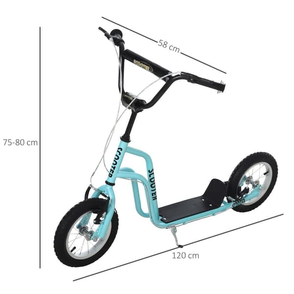 Scooter, 120x58x75-80 cm, Blå