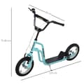 Miniatyrbillede 3 af 9: Scooter, 120x58x75-80 cm, Blå