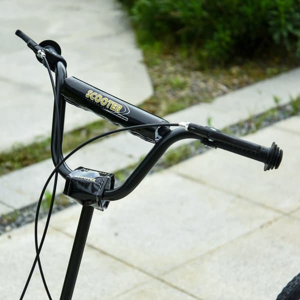 Sparkcykel, Barnsparkcykel, 120x58x85-95 cm, Svart